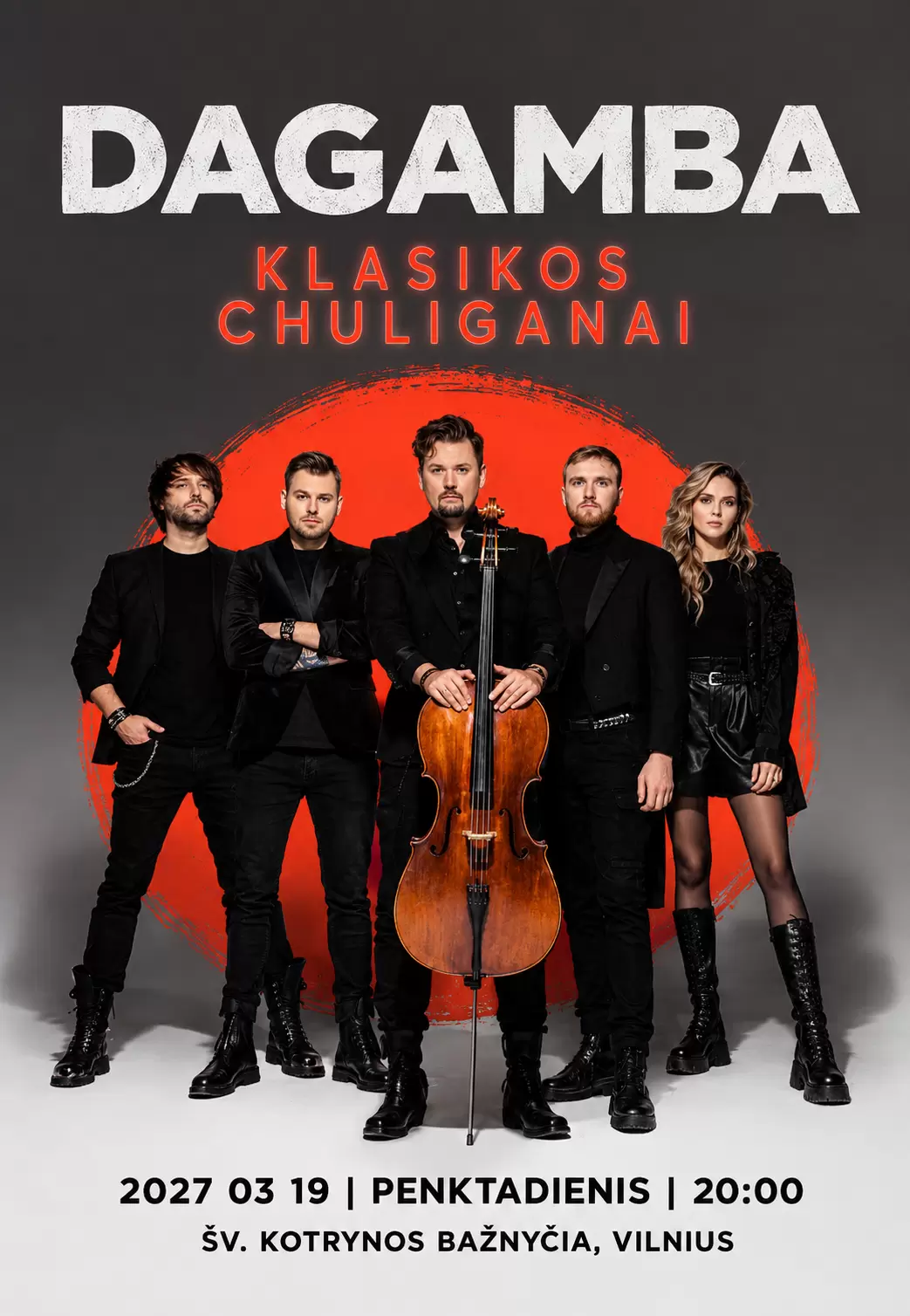 Klasikos chuliganai DAGAMBA [LV] | Šv. Kotrynos bažnyčia
